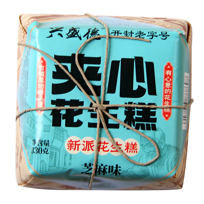 新派花生糕330克芝麻味